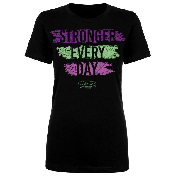 STRONGER EVERY DAY - WOMEN'S FITTED T-SHIRT - $P4WUZQ$ Thumbnail