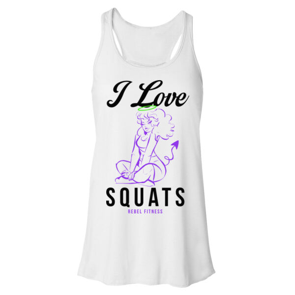 I LOVE SQUATS - WOMEN'S RELAXED TANK TOP - $JD6457$ Thumbnail